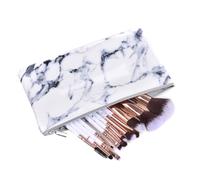 HAPINARY 12piezas Brochas De Maquillaje De Brocha Para Polvo Sintética Profesional Mango De Mármol Cerdas De Nailon Para Cosméticos