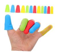 HAPINARY 12piezas Dedo Silicona De Dedos Antideslizante Dedal Reutilizable Para Mano