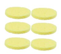 HAPINARY 12piezas Lavado De Cara Esponjas Naturales Espesas Esponjas Limpiadoras Faciales Para Limpieza y Desmaquillaje De Maquillaje