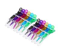 HAPINARY 12piezas Pinzas Cabello Diy Transparentes Elegantes Para Mujeres y Niñas Sujetar Lazos y Flores Fácil De Limpiar