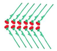 HAPINARY 12piezas Ramo De Flores Artificiales De Rosa De Peluche Decoración para Bodas y Fiestas para Espacios Interiores y Exteriores Sin Caída Ni Marchitamiento