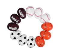 HAPINARY 12piezas Regalos Únicos Huevos De Plástico Rellenables Temática Deportiva Decoración Interactiva Para Pascua