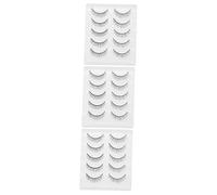 HAPINARY 15pares False Eyelashes for Women Natural Volume Makeup Lashes Soft Fibers for Daily Use and Special Occasions