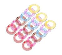 HAPINARY 18 piezas Peine Elástico Circular con Diadema Peine Plástico Extensible para Mujeres y Niñas Sujetador de Cabello sin para Peinados Diarios