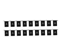 HAPINARY 18piezas Bolsas De Pirata Para Halloween Bolsas De Almacenamiento Cordón Para Dulces y Monedas Decoración Festiva