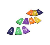 HAPINARY 1juego Conjunto De Fundas Numéricas Coloridas Para Conos De Entrenamiento De Baloncesto Para Señalización