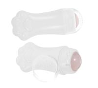 HAPINARY 2 Bolas De Masaje Con Forma De Garra De Gato, Masajeador De Ojeras, Globos De Hielo Para Tratamientos Faciales, Mini Rodillo De Hielo Para El Rostro, Masajeador Facial Para El