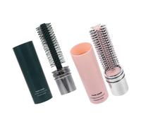 HAPINARY 2 Cepillos Redondos de Viaje para Secar y Rizar Cabello Diseño Integrado, Material Abs y Función Dual para Hombres y Mujeres en Viajes de Negocios