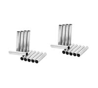 HAPINARY 2 Juegos de Tubos de Acero Inoxidable de 8 Mm de Diámetro para Máquina Vástago para Empuñaduras de Máquina Aguja Segura Fácil Instalación 10 Piezas