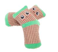 HAPINARY 2 Juguetes para Mascotas en Forma de Calcetín de Felpa Resistentes para Morder, Ideales para Reducir la Soledad y Jugar Perros y Gatos, Paquete de 2 Unidades