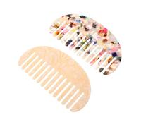 HAPINARY 2 Peines Para El Cabello Para Mujer Peines De Dientes Anchos Para Pelucas Franceses Para Mujer Desenredantes De Dientes Antiestáticos Laterales