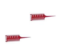 HAPINARY 2 Piezas 3 Cepillo De Pelo Peine De De Peines Herramientas De Estilo Profesional Herramienta Para De Cabello Peine De Peinado Peine Para El Cabello Peine Afro Rojo