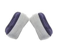 HAPINARY 2 Piezas Almohada Inflable de Viaje con Soporte Elevado para Pies y Cuello Cojín Portátil para Reposapiés Coche Fácil de Inflar y Ligera para Vuelos y Desplazamientos