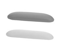 HAPINARY 2 Piezas Almohadilla de Soporte para Manos de Manicura Antideslizante con Base Plana y Diseño Ergonómico Cojín para Uñas Duradero para Salón y Uso Casa y Gris