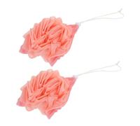 HAPINARY 2 Piezas Bath Loofah Balls Soft Exfoliating Mesh Body Sponge For Women Full Body Cleaning Shower Pouf Spa Essentials