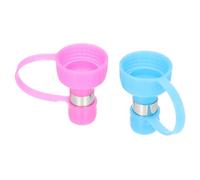 HAPINARY 2 Piezas Botella de Agua para Perros con Tapa Prueba de Fugas Portátil para Viaje y Senderismo con Gancho Colgante Resistente y Fácil de Usar para Exteriores