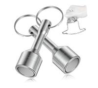 HAPINARY 2 Piezas Comprobador de Oro Práctico Llavero Magnético de Hierro y Magnet, Fácil de Llevar y Función de Llavero para Joyería y Metales
