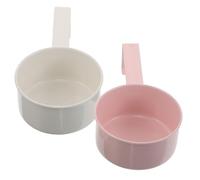 HAPINARY 2 Piezas Cucharas Medidoras de Metal con Mango Ergonómico Cucharas para Detergente Harina y Comida para Mascotas con Gancho para Almacenamiento Resistentes y Multiusos para Hogar