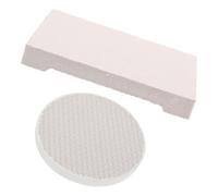 HAPINARY 2 Piezas de Ladrillo Refractario para Soldar Joyería de Plata y Cobre Diseño de Panal, Placa de Yeso Excelente Aislamiento para Procesamiento y Soldadura