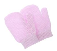 HAPINARY 2 Piezas Guantes Exfoliantes Para Baño Manoplas De Espuma Para Ducha Guantes De Exfoliante Corporal Artículos De Baño