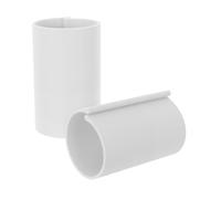 HAPINARY 2 Piezas Soporte Enrollable Portátil para Lienzos de Arte Gemas, Abrazadera de Plástico, Clips para Marcos de Pintura Blanco, Adecuado para Creación de Arte Gemas