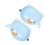 HAPINARY 2 Piezas Soporte para Clips de Cerámica con Diseño de Elefante Kawaii Organizador de Escritorio para Estudiantes Profesores y Oficina Bandeja Práctica para Clips Chinchetas y