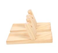 HAPINARY 2 Piezas Soporte para de Pegamento Caliente de Madera Base Resistente para Manualidades Organizador Práctico para Proyectos Diy de Unidades