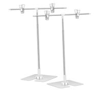 HAPINARY 2 Piezas Soportes Ajustables para Carteles de Exhibidor de Mesa y Suelo para Publicidad Comercial Soporte para Banners y