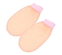 HAPINARY 2 Piezas toalla de barro guantes de limpieza manoplas de baño espumosas guantes de baño manopla exfoliante suministros de ducha tómate un baño frotar barro toallita de baño Seda