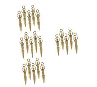 HAPINARY 20 Llaveros De Latón Con Forma De Para Someter A Demonios Vajra, Colgante Decorativo Para Mochila, Colgante Vajry, Accesorios Vintage Para Hacer Joyas.