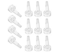 HAPINARY 200 Puntas Gotero de Trompeta para Ampolla de Plástico Diseño Ergonómico para Distribución Precisa en Experimentos de Laboratorio y Cuidado en Casa