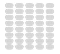 HAPINARY 20pares Almohadillas de Silicona Nariz Gafas de Almohadillas Suaves y Antideslizantes para Usar Lee o Trabaja