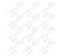 HAPINARY 22piezas Clips Transparentes para Cenefa de Persianas Horizontales Soporte Plástico para Reparación y Sujeción de Cortinas Accesorios Invisibles para Hogar y Oficina