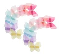 HAPINARY 24 Piezas Clips para Pelo de Mascota con Perlas Falsas Pinzas de Colores Surtidos Accesorios Seguros y Estables para Perros y Gatos Fiestas y Diario