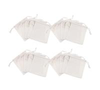 HAPINARY 24piezas Bolsa de Almacenamiento Algodón Bolsitas Pequeñas de Tela Cordón para Regalos para Fiestas de Cumpleaños y Eventos Bolsas Reutilizables de Algodón para Guardar Cosas