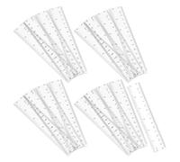 HAPINARY 25 Reglas De Dibujo Portátiles para Estudiantes 15 Cm De Plástico Ligeras Resistentes Fáciles De Guardar Herramienta De Matemáticas para La Escuela