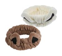 HAPINARY 2piezas Accesorios Diarios Cuidado Diadema De Orejas De Gato Para Lavarse La Cara