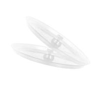 HAPINARY 2piezas Bandejas para Jaulas De Pájaros Bandeja Sanitaria Transparente De Plástico Accesorios para Jaula De Pájaros Inferior para Limpieza Fácil De