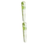 HAPINARY 2piezas Bastón De Masaje De Jade Para Acupresión y De Puntos De Herramienta De Masaje Para Profesional y Personal Para Relajación Casa y Spa
