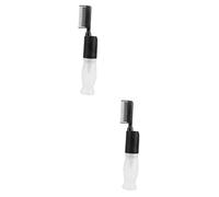 HAPINARY 2piezas Botella De Aplicación Para Tinte De Cabello Con Peine Raíz y Escala Graduada Aplicador De Duradero Para Tratamientos Capilares Para Uso Doméstico y Profesional