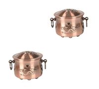 HAPINARY 2piezas Caja De Moxibustión De Metal Antiguo Potente Herramienta De Masaje Para De Cuerpo y Articulaciones Portátil y Conveniente Para Casa y
