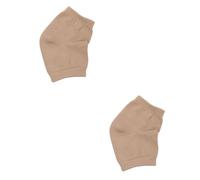 HAPINARY 2piezas Calcetines De Talón Abierto Hidratantes y Antichapado Calcetines De Nylon Para Piel Seca y Agrietada Gel Para Mejor Protección y Comodidad