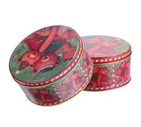 HAPINARY 2piezas Contenedor De De Hierro Ligero y Elegante Para Galletas Pasteles y Animados
