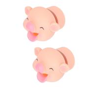 HAPINARY 2piezas De Grifo Para Niño Forma De Animal Adaptador De Lavabo Cartoon Para Lavado De Casa Diseño Divertido y De Usar