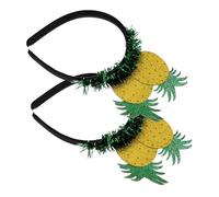 HAPINARY 2piezas Diademas Creativas De Piña Para Fiesta Unidades Ligeras y Cómodas Diseño Adorable Para Niñas y Mujeres Celebraciones y Actividades Familiares