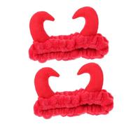 HAPINARY 2piezas Diademas De Felpa Para Lavarse La Cara Mujer Para Maquillaje Elásticas y Bonitas