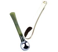 HAPINARY 2piezas Espátulas Cosméticas Mini Cucharas Aplicadores Para Cremas Suave