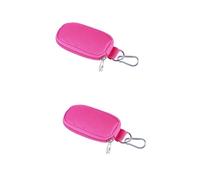 HAPINARY 2piezas Estuche De Transporte para Botellas De Aceite Esencial De Bolsa Portátil Diseño Elegante para Viaje y Hogar Color Rosa Rojo Cremallera Resistente y Fácil De Transportar