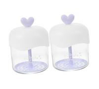 HAPINARY 2piezas Máquina Para Hacer Jabón Líquido Espumador Facial Taza Para Espuma Cuidado Batidor Viaje