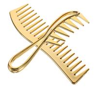HAPINARY 2piezas Peines De Dientes Anchos Galvanizados Para Hombre Peine De Dientes Anchos Para Cabello Mojado Herramientas Para Peinar El Cabello Rizado Salón De Barbería